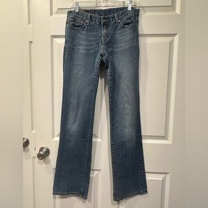 Lucky Brand Classic Rider Jean Size 8/29 Blue Denim